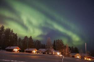 Aurores Boreales<br>NIKON Df, 40 mm, 1600 ISO,  1/0 sec,  f : 3.2 